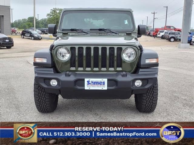 Used 2022 Jeep Wrangler Sport with VIN 1C4HJXAG5NW255753 for sale in Laredo, TX