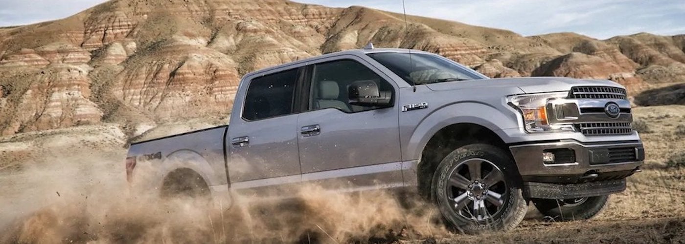 Silver 2019 Ford F-150 Off-Roading