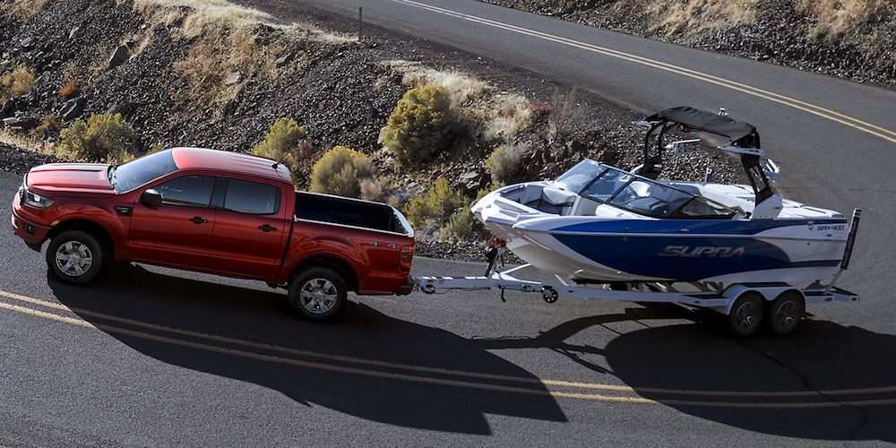 2019 Ford Ranger Towing Boat