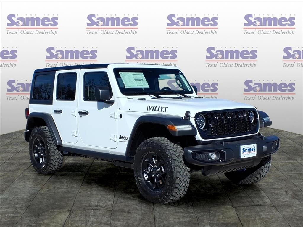 New 2026 Jeep Wrangler 4-DOOR WILLYS Sport Utility