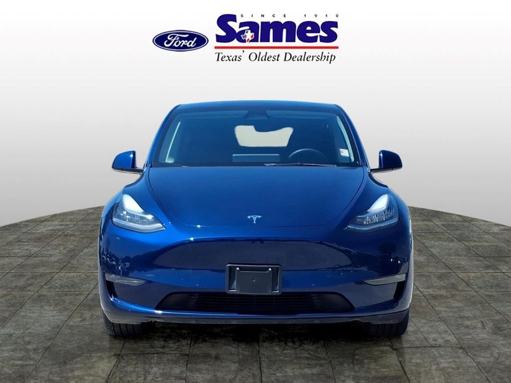 Used 2022 Tesla Model Y Long Range with VIN 7SAYGDEE4NA004488 for sale in Bastrop, TX