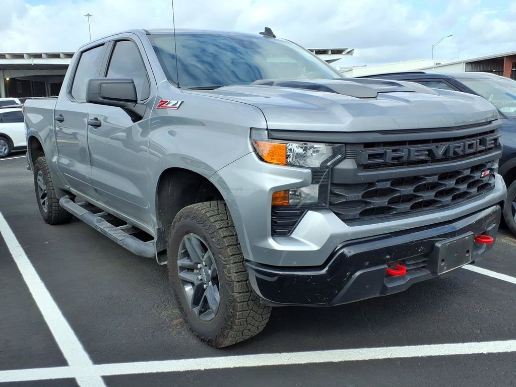 Certified 2025 Chevrolet Silverado 1500 Custom Trail Boss Truck Crew Cab