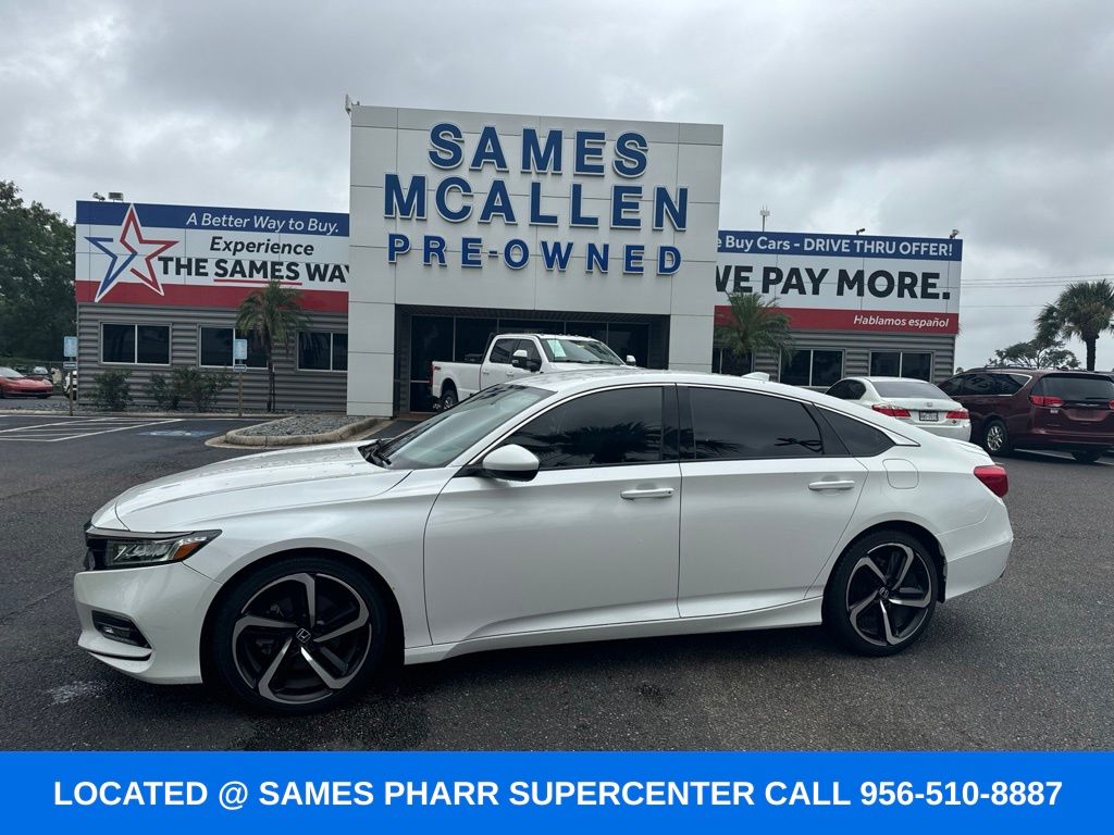 Used 2019 Honda Accord Sport with VIN 1HGCV1F38KA020162 for sale in McAllen, TX