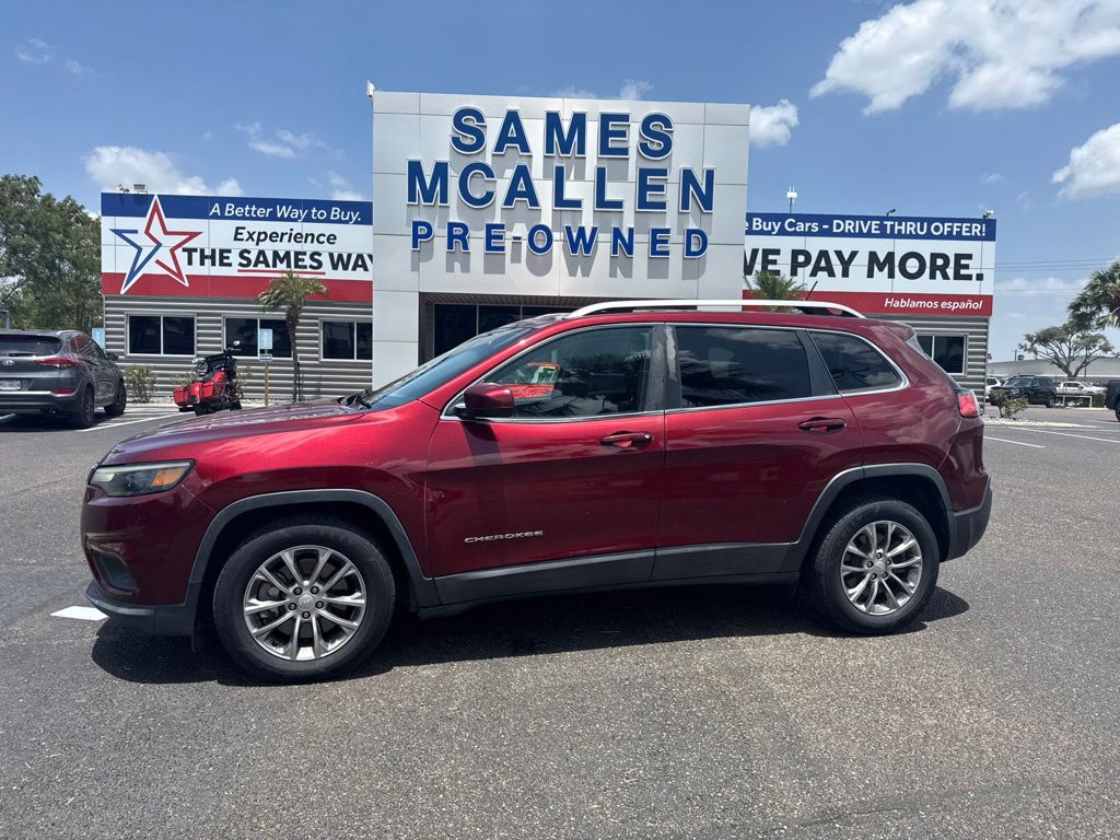 Used 2019 Jeep Cherokee Latitude Plus with VIN 1C4PJLLX7KD220107 for sale in McAllen, TX