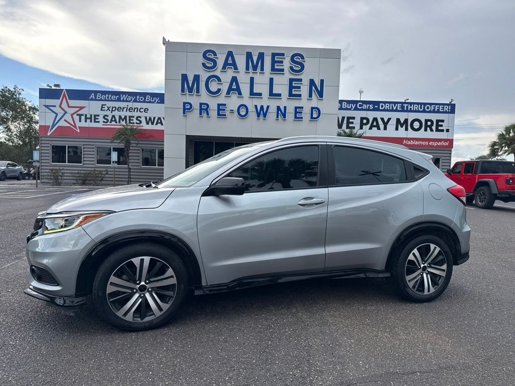 Used 2019 Honda HR-V Sport with VIN 3CZRU5H17KG700726 for sale in McAllen, TX