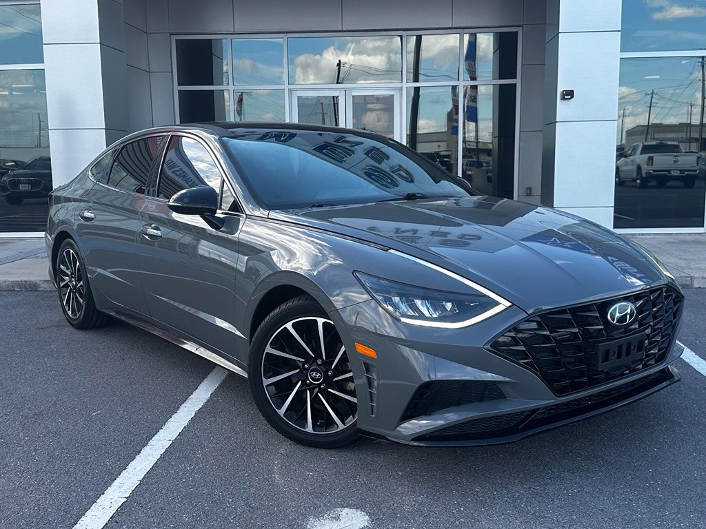 Used 2020 Hyundai Sonata SEL Plus with VIN 5NPEJ4J28LH026539 for sale in McAllen, TX