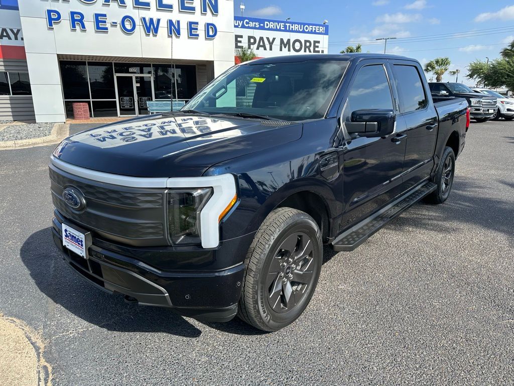 Certified 2023 Ford F-150 Lightning Lariat with VIN 1FTVW1EV5PWG06271 for sale in McAllen, TX