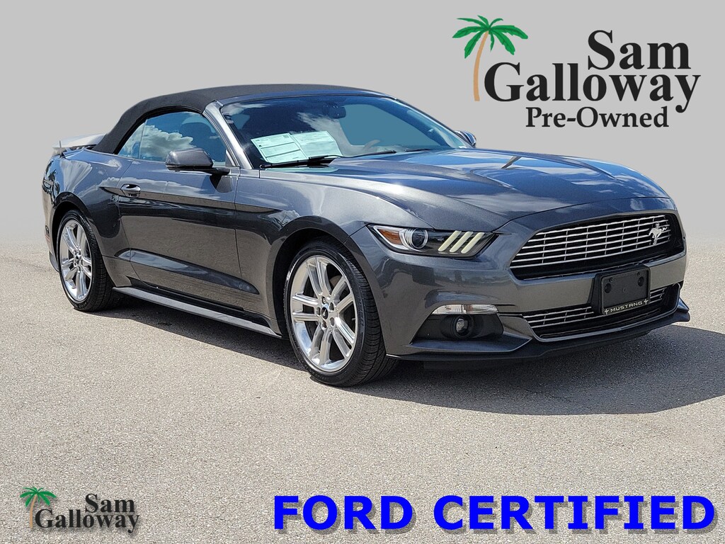 Certified 2017 Ford Mustang Ecoboost Premium CONVERTIBLE