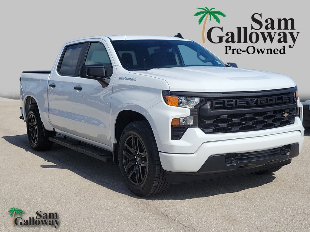 Certified 2024 Chevrolet Silverado Custom CREW CAB SHORT BED TRUCK