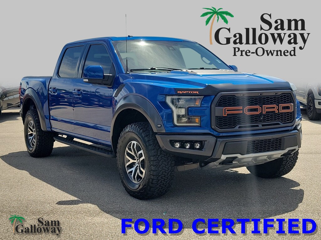 Certified 2017 Ford F-150 Raptor CREW CAB SHORT BED TRUCK