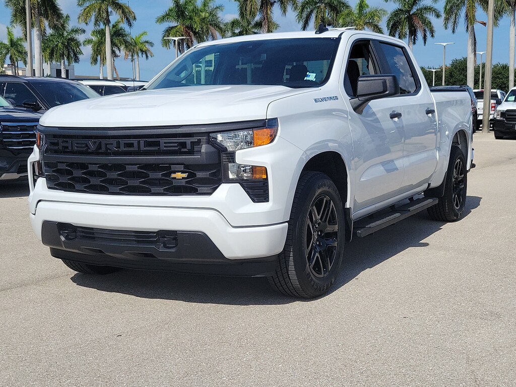 Certified 2024 Chevrolet Silverado Custom CREW CAB SHORT BED TRUCK