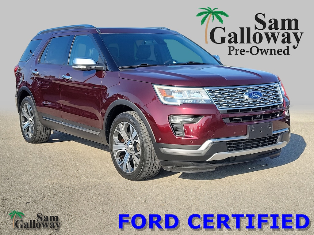 Certified 2018 Ford Explorer Platinum SUV
