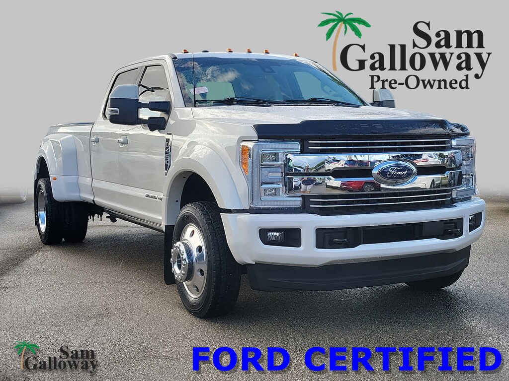 Certified 2017 Ford Superduty Incomplete Lariat DRW CREW CAB LONG BED TRUCK