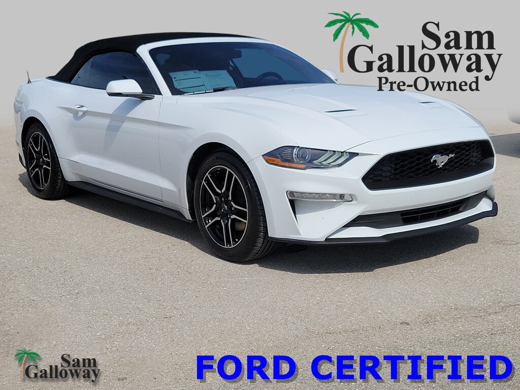Certified 2018 Ford Mustang Ecoboost Premium CONVERTIBLE