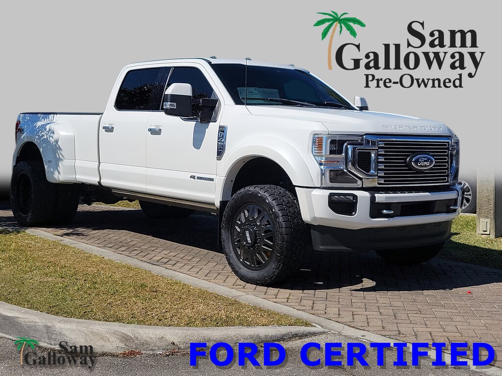 Certified 2022 Ford Superduty Incomplete Limited CREW CAB LONG BED TRUCK