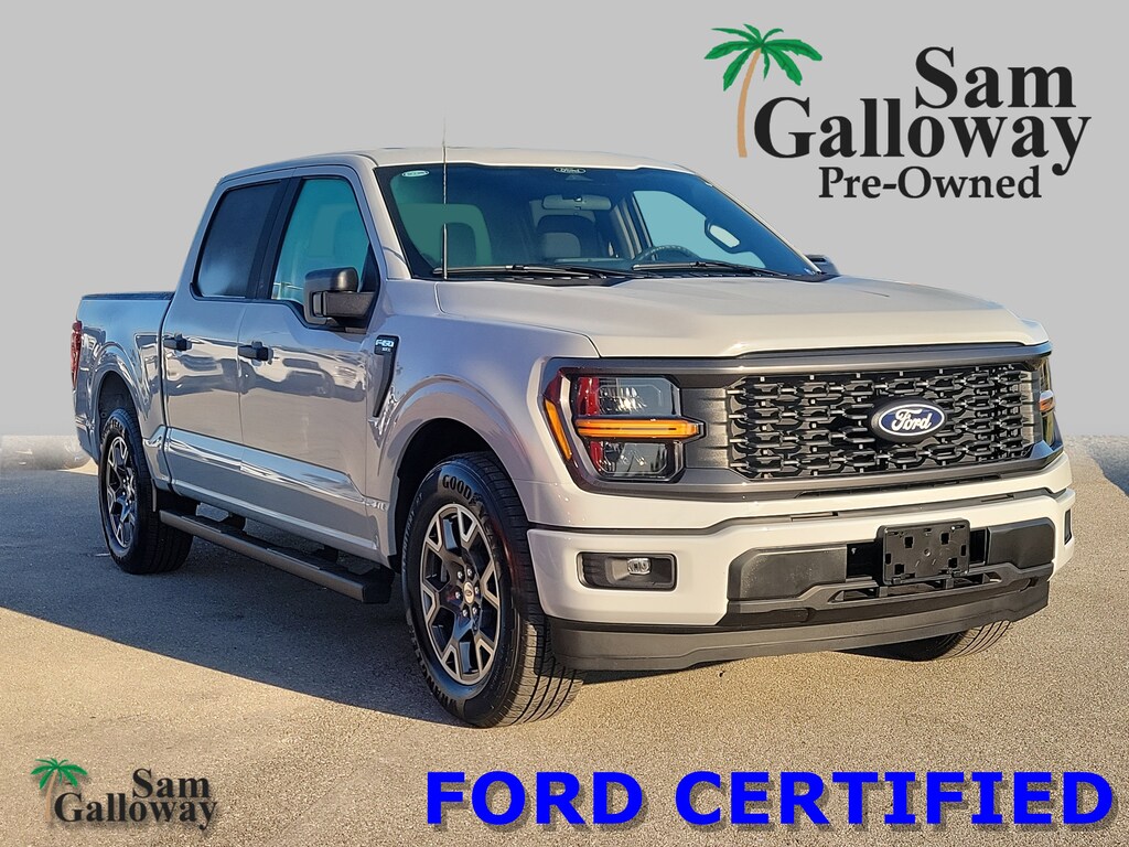 Certified 2024 Ford F-150 STX CREW CAB SHORT BED TRUCK