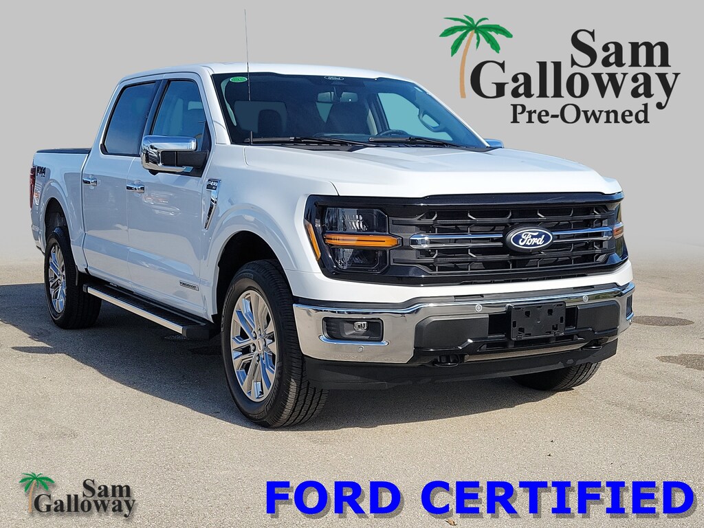 Certified 2024 Ford F-150 XLT CREW CAB TRUCK