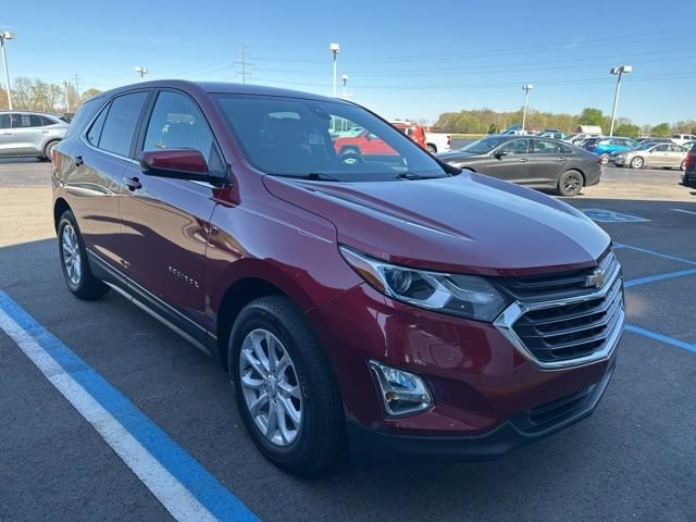 Used 2021 Chevrolet Equinox LT with VIN 3GNAXKEV4ML334323 for sale in Daleville, IN