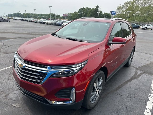 Used 2022 Chevrolet Equinox Premier with VIN 2GNAXXEV3N6141387 for sale in Daleville, IN