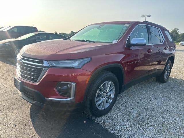 Certified 2022 Chevrolet Traverse 3LT with VIN 1GNEVHKW5NJ127147 for sale in Daleville, IN