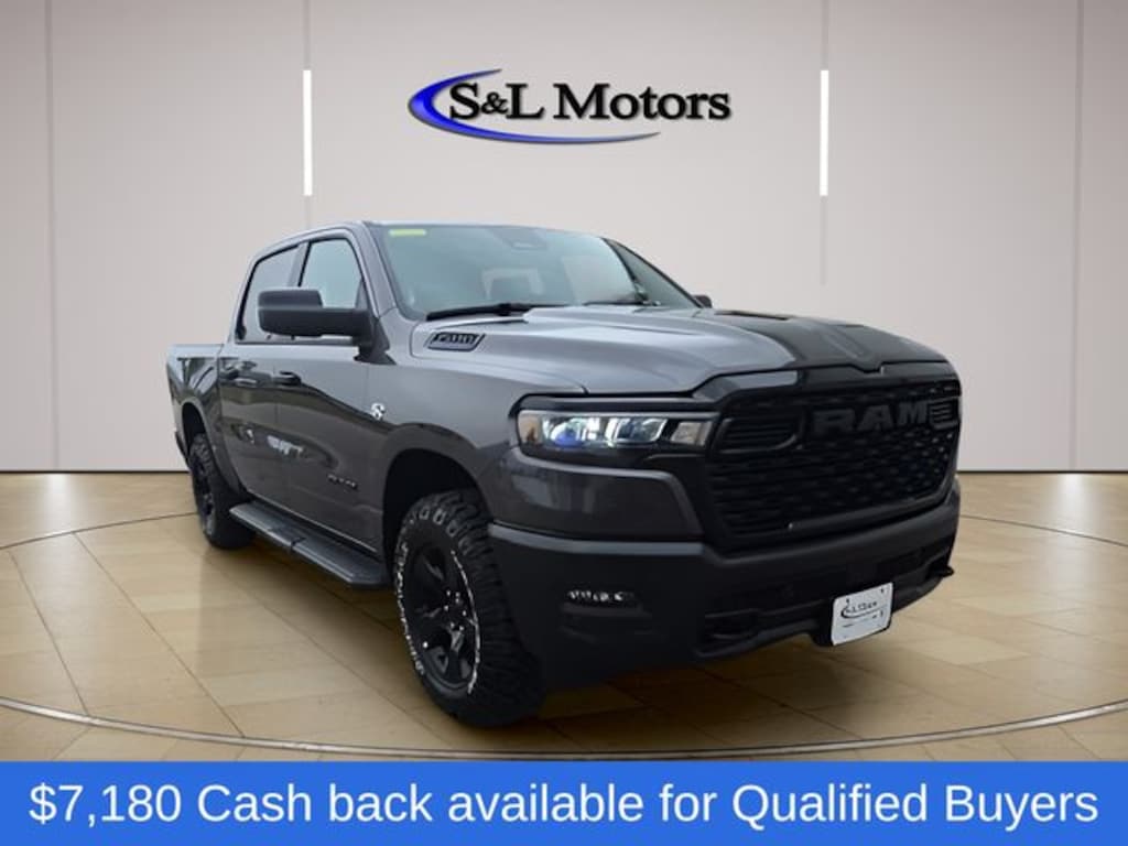 New 2026 Ram 1500 WARLOCK CREW CAB 4X4 5'7 BOX Pickup