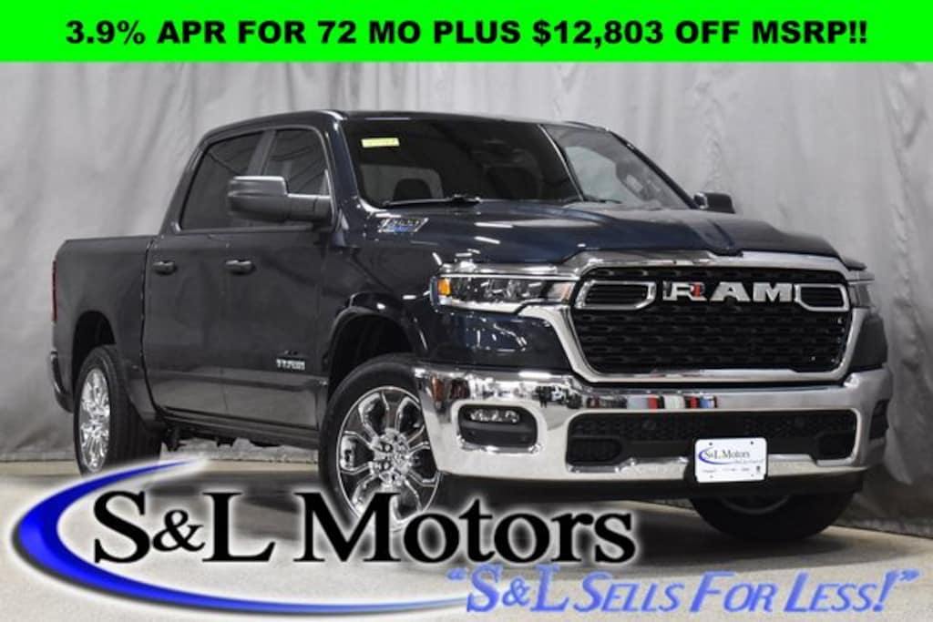 New 2025 Ram 1500 BIG HORN CREW CAB 4X4 5'7 BOX Pickup