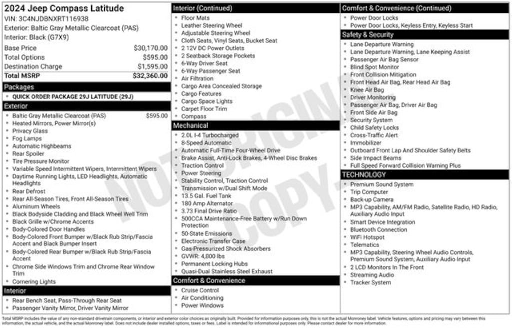 Used 2024 Jeep Compass Latitude SUV