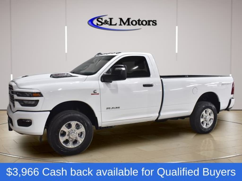 New 2026 Ram 2500 BIG HORN REGULAR CAB 4X4 8' BOX Pickup