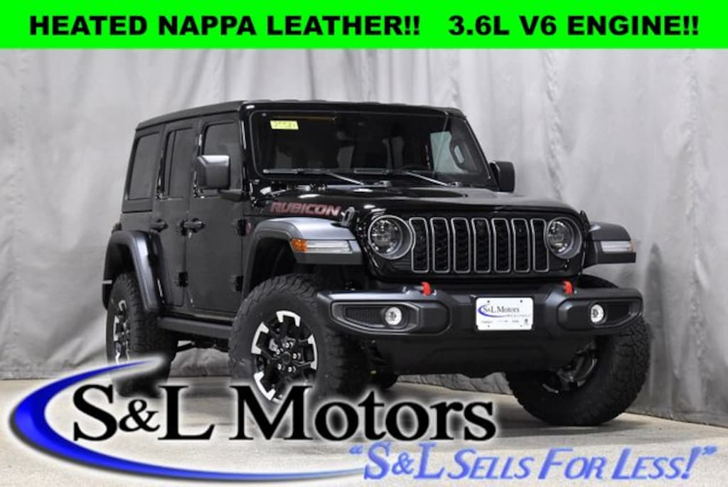 New 2025 Jeep Wrangler 4-DOOR RUBICON Sport Utility