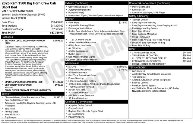 2026 RAM 1500 Big Horn/Lone Star - Photo 9