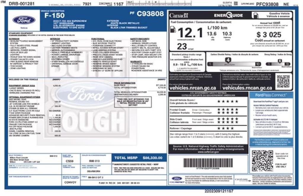 Used 2023 Ford F-150 Lariat SuperCrew