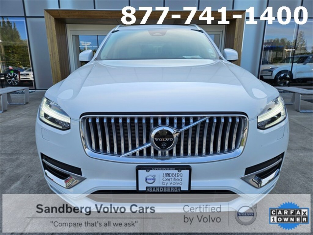 Certified 2024 Volvo XC90 plug-in hybrid T8 Plus Bright 7-Seater SUV