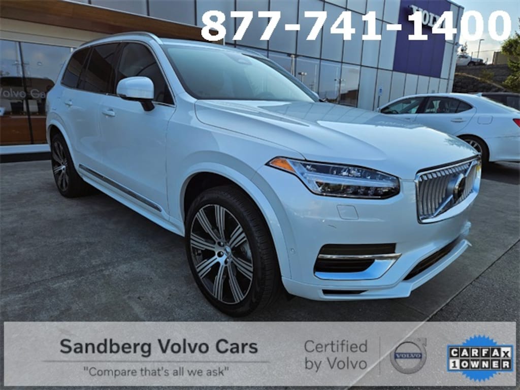 Certified 2024 Volvo XC90 plug-in hybrid T8 Ultimate Bright 7-Seater SUV