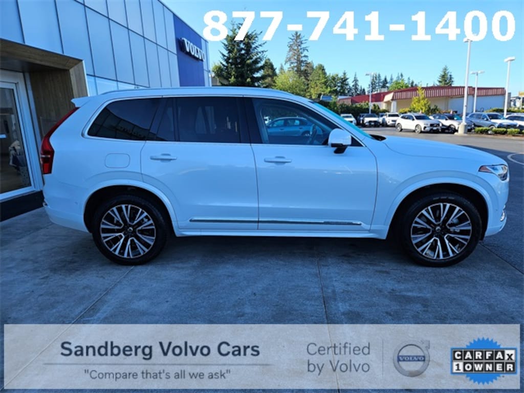 Certified 2023 Volvo XC90 Recharge Plug-In Hybrid Plus Bright 7-Seater SUV