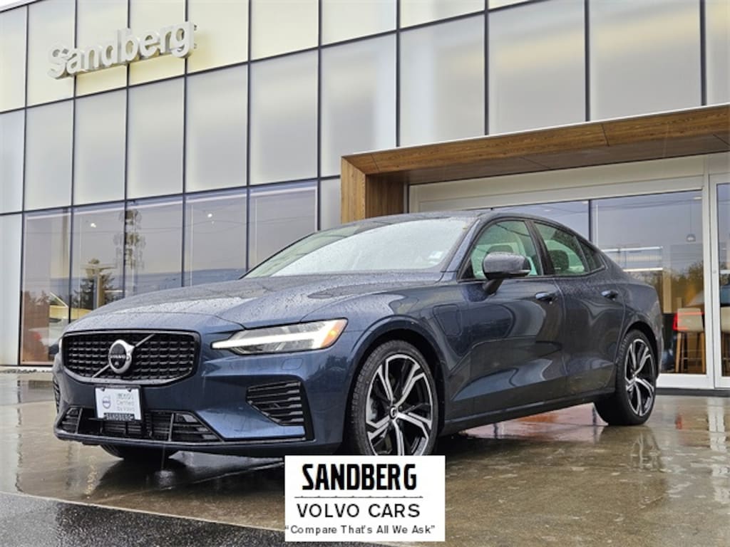 Certified 2023 Volvo S60 Recharge Plug-In Hybrid Plus Dark Sedan