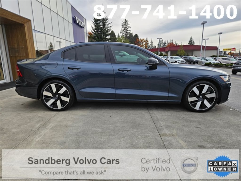 Certified 2024 Volvo S60 plug-in hybrid T8 Core Dark Sedan