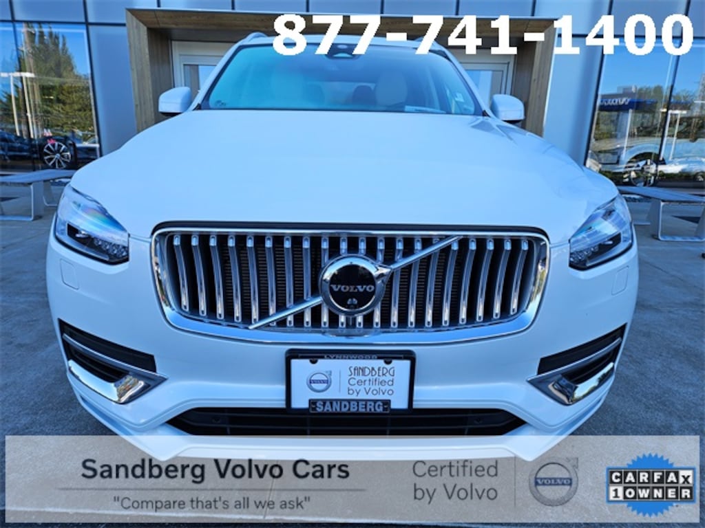 Certified 2023 Volvo XC90 Recharge Plug-In Hybrid Plus Bright 7-Seater SUV