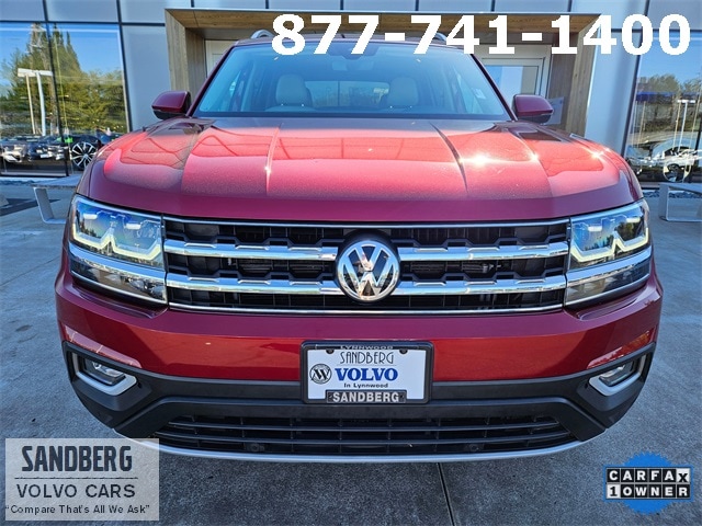 Used 2018 Volkswagen Atlas SEL with VIN 1V2MR2CAXJC566110 for sale in Lynnwood, WA