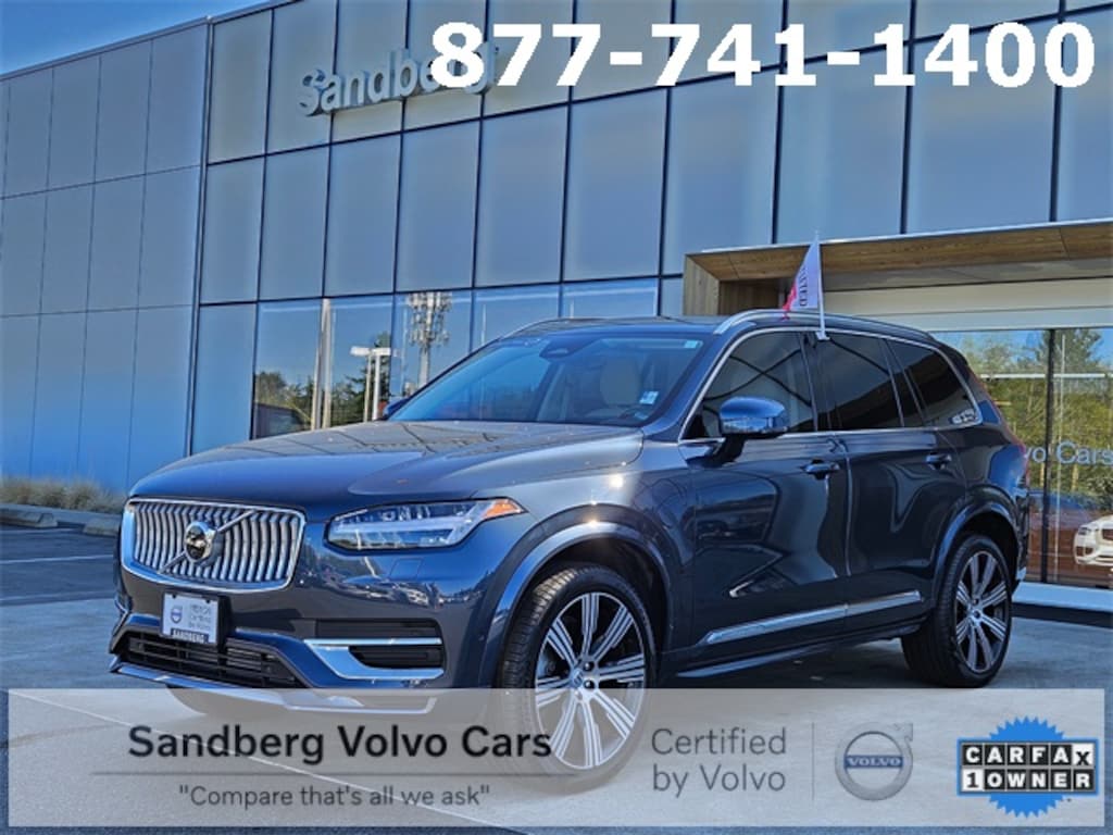 Certified 2024 Volvo XC90 plug-in hybrid T8 Ultimate Bright 7-Seater SUV