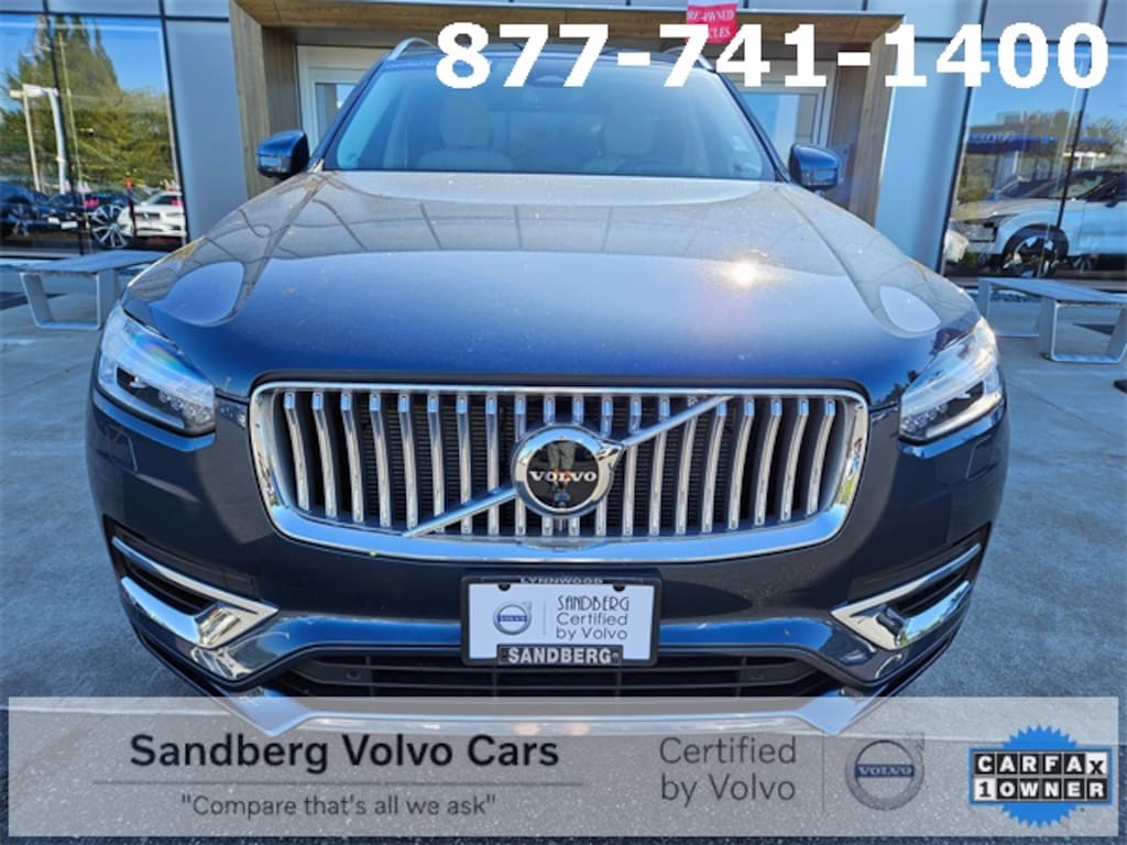Certified 2024 Volvo XC90 plug-in hybrid T8 Ultimate Bright 7-Seater SUV