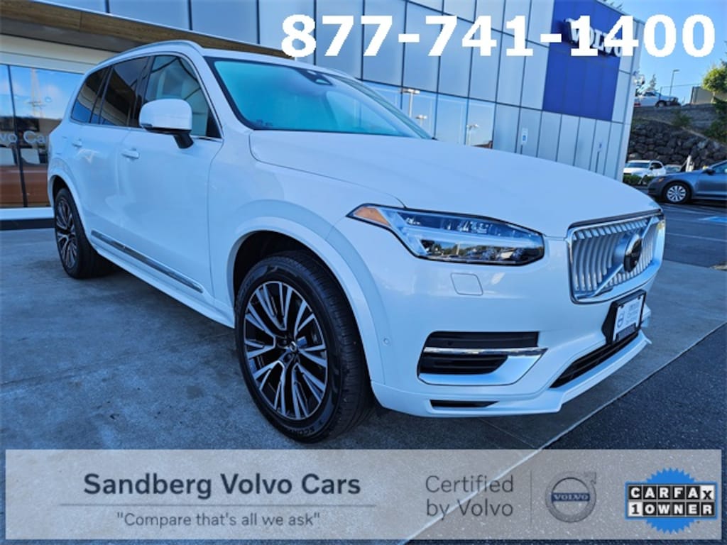 Certified 2023 Volvo XC90 Recharge Plug-In Hybrid Plus Bright 7-Seater SUV