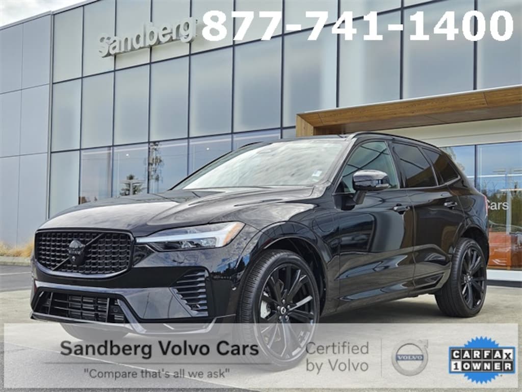 Certified 2024 Volvo XC60 plug-in hybrid T8 Ultimate Black Edition SUV