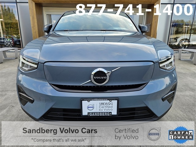 Certified 2023 Volvo C40 Core with VIN YV4ED3GK6P2051937 for sale in Lynnwood, WA