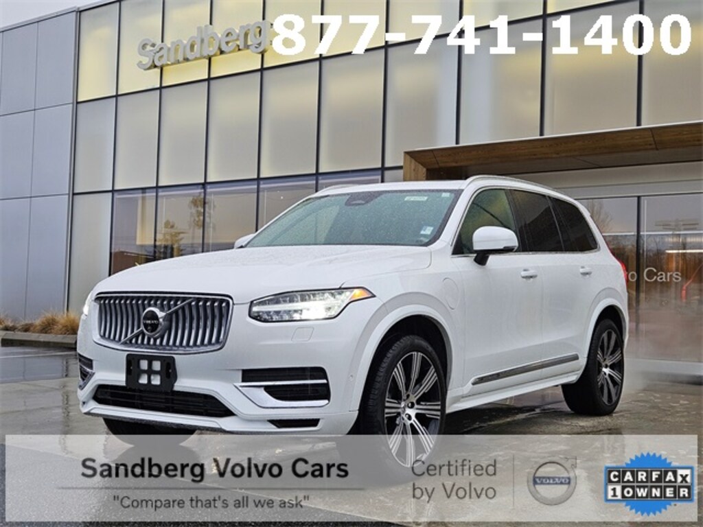 Certified 2024 Volvo XC90 plug-in hybrid T8 Ultimate Bright 7-Seater SUV