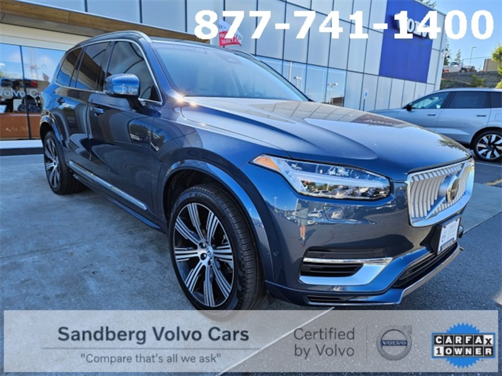 Certified 2024 Volvo XC90 plug-in hybrid T8 Ultimate Bright 7-Seater SUV