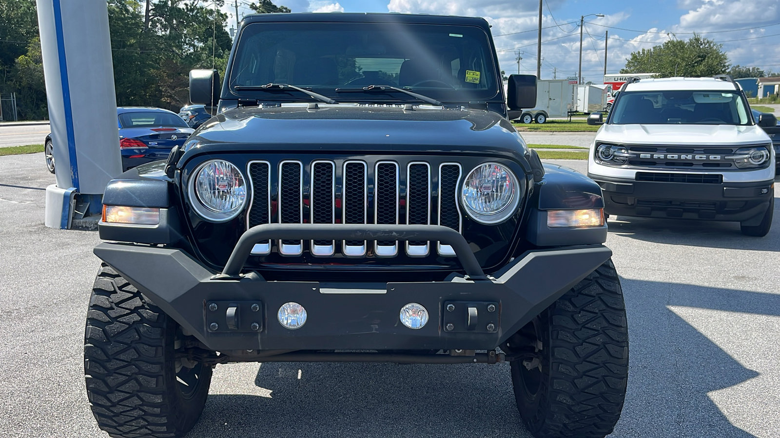 Used 2019 Jeep Wrangler Unlimited Sahara with VIN 1C4HJXEN5KW600171 for sale in Jacksonville, NC