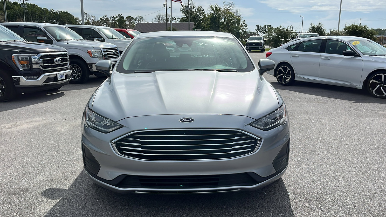 Used 2020 Ford Fusion SE with VIN 3FA6P0HD1LR259734 for sale in Jacksonville, NC