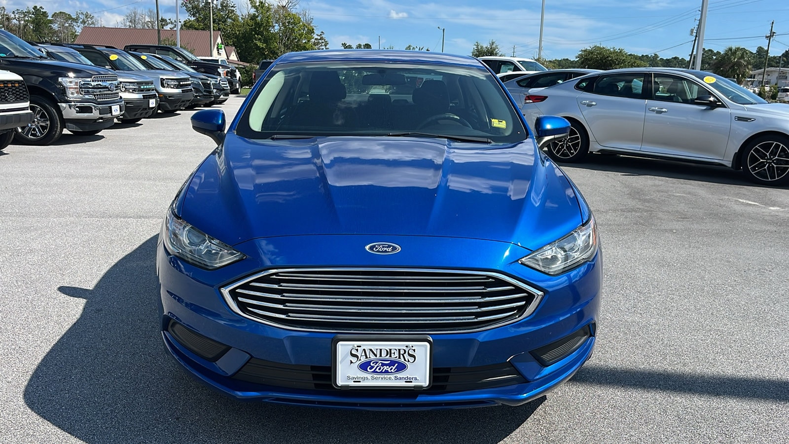 Used 2018 Ford Fusion SE with VIN 3FA6P0HD5JR232307 for sale in Jacksonville, NC