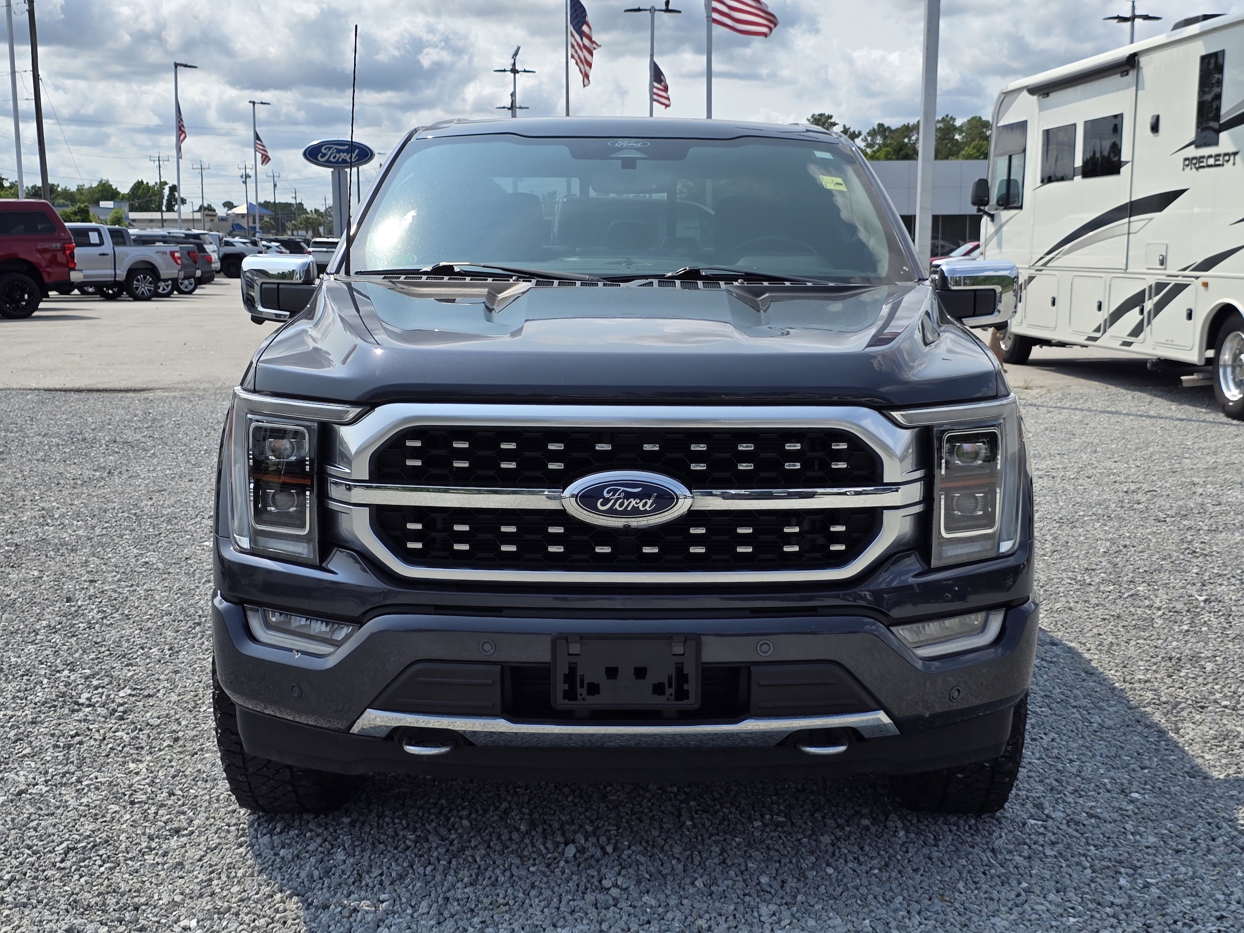 Used 2022 Ford F-150 Platinum with VIN 1FTFW1ED2NFA59758 for sale in Jacksonville, NC
