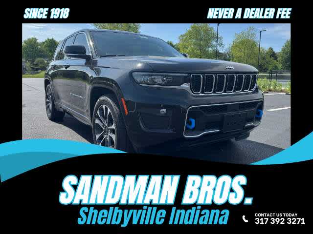 Used 2022 Jeep Grand Cherokee Overland 4xe with VIN 1C4RJYD61N8747567 for sale in Shelbyville, IN